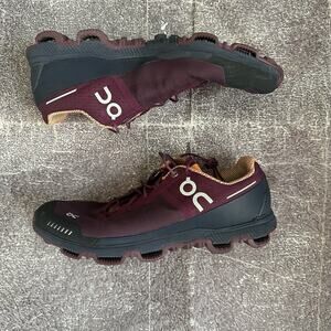 Womens On Cloudventure Trail Running Lace Up Mulberry Maroon Salmon Orange Sz 10